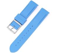 BBZ Soft Rubber Strap New Silicone Watch Strap Compatible with Omega X Swatch Moon Watches Men Women 20mm Curved End Rubber Wrist Band