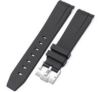 BBZ Soft Rubber Strap New Silicone Watch Strap Compatible with Omega X Swatch Moon Watches Men Women 20mm Curved End Rubber Wrist Band
