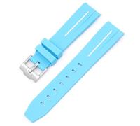 BBZ Soft Strap New Silicone Watch Strap Compatible with Omega X Swatch Moon Watches Men Women 20mm Curved End Rubber Wrist Band