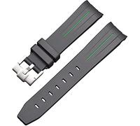 BBZ Soft Strap New Silicone Watch Strap Compatible with Omega X Swatch Moon Watches Men Women 20mm Curved End Rubber Wrist Band