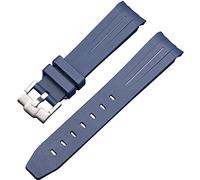 BBZ Soft Strap New Silicone Watch Strap Compatible with Omega X Swatch Moon Watches Men Women 20mm Curved End Rubber Wrist Band