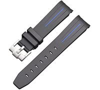 BBZ Soft Strap New Silicone Watch Strap Compatible with Omega X Swatch Moon Watches Men Women 20mm Curved End Rubber Wrist Band
