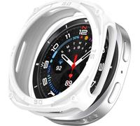 BBZ Soft TPU Scratch-Resist Frame Protective Bumper Pouch Shatter-resistant Sleeve Band Cover Shell Bumper Compatible with Galaxy watch8/9 40mm/44mm