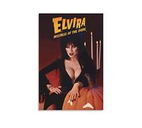 BBZL Elvira Mistress of The Dark Comedy Horror Movie Poster Canvas Art Decorative Painting Picture Print Modern Family Boy Girl Bedroom Living Room Decoration Wall Decor Posters 08x12inch(20x30cm)
