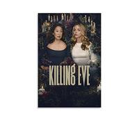 BBZL Killing Eve TV Series Poster Canvas Art Decorative Painting Picture Print Modern Family Boy Girl Bedroom Living Room Decoration Wall Decor Posters 12x18inch(30x45cm)