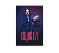 BBZL Killing Eve TV Series Poster Canvas Art Decorative Painting Picture Print Modern Family Boy Girl Bedroom Living Room Decoration Wall Decor Posters 12x18inch(30x45cm)