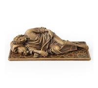 BC BUILDCLASSIC BC Catholic Sleeping St. Joseph Statue Prayer, Religious Figure, Housewarming Gift, Devout Home Décor, 6"" L, Renaissance Sculpture Handmade by Buildclassic