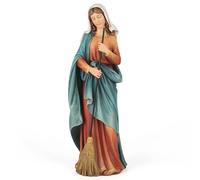 BC Catholic Kitchen Madonna Statue, Blessed Virgin Mary Figure, Devoution Home Décor, Religious Gift 13.4" H, Handmade by Buildclassic