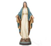 BC Catholic Our Lady of Grace Statue, Virgin Mary Figure for Altar, Religious Gfit to Mom, Catholic Statue Home Decor, 10.8 inch H, Hand Painted by Buildclassic (Elegant)