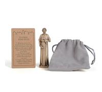 BC Catholic St. Joseph Statue for Selling Homes, Home Seller Kit with Instruction Card, with burial bag, 3.5inches H, Handmade by Buildclassic