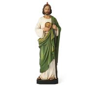 BC Catholic St. Jude The Apostle Statue, 15.3" H Patron Saint of Hopeless Causes, Religious Gift, Inspirational Home décor, Handpainted by Buildclassic