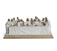 BC Catholic The Last Supper Statue, Leonardo da Vinci La última Cena, 12.2" L Inspirational Home Décor for Easter, Religious Gift, Renaissance Handpainted Sculpture by Buildclassic