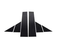 BC Center Sticker Compatible with Fiat 500 2008-2023 Glossy Black B Pillars Sticker Door Pillar Window Center Middle Trim Outer Exterior Decoration Cover