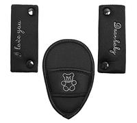 BC Inter Shoulder Crotch Pad Set Compatible with Infant Car Seat Stroller High Chair, Harness & Strap Comfort Cushion (Small Size)