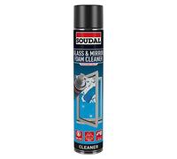 BC Profiles Soudal Glass and Mirror Foam Aerosol | Professional Quality, Cleaning Agent Spray Cleaner - Effectively Removes Grease, Dirt from Windows and Surfaces Quickly - 750ml