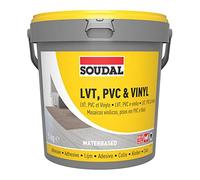 BC Profiles Soudal LVT, PVC & VINYL Solvent-free Dispersion Adhesive, Immediately Walkable, High initial Tack - 5kg