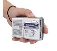 M/FM Multifunction Pocket Radio with Retractable Antenna, HD Sound Dual Band Small Portable Radio with Telescopic Antenna, Best Gift, 9 * 5.7 * 2.2cm,White