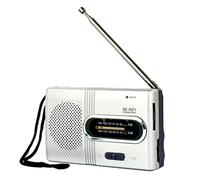 BC-R21 Mini Radio,Portable AM FM Telescopic Antenna Pocket Radio World Receiver Speaker Battery Operated,Siliver(without Battery) Portable Dab Radio111