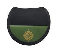 BC Reel Co. Neoprene Centerpin Protective Pouch, Fly Fishing Reel Storage Bag Cover Case, Center Pin Reel Cover Large Black