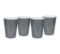 BC Taza melamina 2-t. gris 4pcs