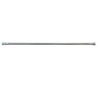 BC TELESCOPIC NON RUST CHROME 110-200CM SHOWER CURTAIN POLE RAIL TRACK ROD
