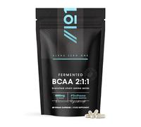 BCAA Capsules 1000mg with BioPerine - 60 Vegan Capsules - High Strength 2:1:1 Branched Chain Amino Acids Supplement - Resealable and Recyclable Pouch by Alpha01