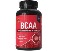 BCAA Pre Workout Tablets, 30 Servings - Energy, Muscle Strength, Recovery | Performance Training Boost, Alternative to Preworkout Powder | Gym Supplement for Men Women | 3000mg Amino Acids per Serving