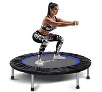 BCAN 40/48" Foldable Mini Trampoline Max Load 330lbs/440lbs, Fitness Rebounder, Exercise Trampoline for Adults Indoor/Garden Workout