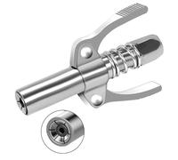 Bcautay Grease Gun Coupler, 1000PSI Double Handle Grease Couplers for All Standard Automotive Grease Gun for All Types of Grease Gun (Coupler Only)