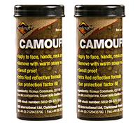 BCB Bushcraft Camouflage Paint 2 x 30 g - Green/Brown, Green/Black