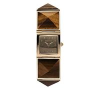 BCB Girls Women's Quartz Watch with Gold Dial Analogue Display and Metal Strap GL4055