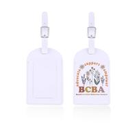 BCBA Luggage Tag Board Certified Behavior Analyst Gift Special Education Teacher Baggage Tag Behavior Therapist Gift (BCBA Tag)