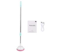 BCBBBNZO Electric Telescopic Cleaner Window Cleaner Telescopic For Home Office ABS White (Rose Red)