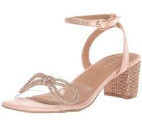 BCBG GIRLS Girls Dressy Heeled Sandal, Rose Gold, 13 Big Kid