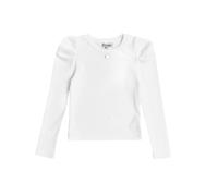 BCBG Girls Puff Long Sleeve Ivory Top -10 Years