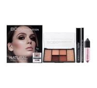 BCBGeneration Natural Complete Eye and Lip Set - Makeup Set For Unique Looks - Includes Eyeshadow Palette, Eye Liner, Mascara and Lip Oil - 4 pcs