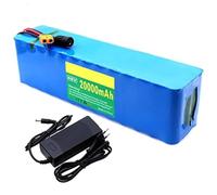 BCBKD 48V 20Ah Ebike Battery Lithium Battery Pack,13S3P Lithium Ion Electric Bike Battery with Charger 54.6V 2A 48V 20Ah,T