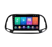 BCBSYCJP 9 Inches Android 14 Touch Screen Car Radio for Fiat Doblo 2015-2020 2 Din with Wireless Carplay with GPS Navigation Bluetooth FM RDS WiFi 4G Navigation Support Steering Wheel