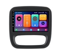 BCBSYCJP 9 Inches Android 14 Touch Screen Car Radio for opel Vivaro B 2014-2018 2 Din with Wireless Carplay with GPS Navigation Bluetooth FM RDS WiFi 4G Navigation Support Steering Wheel