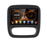 BCBSYCJP 9 Inches Android 14 Touch Screen Car Radio for opel Vivaro B 2014-2018 2 Din with Wireless Carplay with GPS Navigation Bluetooth FM RDS WiFi 4G Navigation Support Steering Wheel