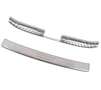 BCBSYCJP Rear Bumper Protector Stainless Steel Sill for Civic 10th 2016-2021 Trunk Tread Plate Trim Door Sill Trim Cover Pedal Car Accessories,Hatchback-Silver