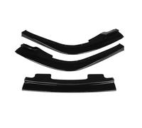 BCCH Car Front Bumper Compatible For Subaru Impreza WRX Sti S204 2006-2007，Carbon Fiber Look/Black Lip Body Kit Spoiler Splitter Deflector Lips OZCCH(Glossy Black)