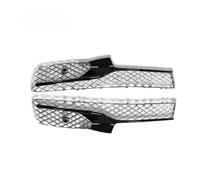 BCCH Front Bumper Grille Compatible For Bentley Gallop Flying Spur 2014 2015 2016 2017 2018-2019 4W0807647 4W0807648 Car Accessories,Grid Grill Auto Part OZCCH(Black silver)