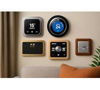 BCcustomkeepsakes Light Switch Surround | Switch Cover | Modern Decorative Light Switch Frame | Stylish Wall Plate for Home Décor, (Orange, Single Surround) Pack of 2