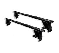 BCD FARAD BS + IRON2 Black Steel Roof Bars Compatible with FORD PUMA 2020 Onwards, No Roof Rails Required
