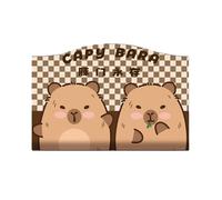 bcdef Bathroom anti-slip absorbent mat, cute animal style diatomaceous earth, quick-drying and soft doormat(Brown3,80 * 120cm)