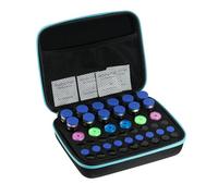 BCDHAMATE 45 Vial Holder - Large Peptide Case for 1-3 mL & Insulin Vial Case for 5-10 mL, Not for Tall 10 mL Vials, Shockproof Light-Blocking Diabetes Medication Organizer