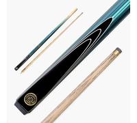 BCE BLUE Pinstripe 2 Piece Ash Snooker Pool Cue - 9.5mm Tip
