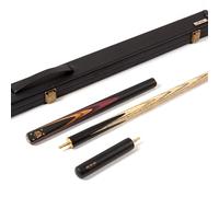 BCE Heritage Sapele Mahogany ¾ Cut Cue- 145cm- 9.5mm tip with 15cm extension and hard case (Design 3)