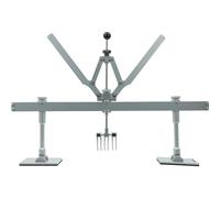 Bceer 850mm Car Dent Pull Lever Bar Kit 6 Claw Hook Puller Rings Car Body Stud Spot Welder Dent Puller Set Spotter Dent Puller Welding Pulling Kit Good For Glue Tabs(Color:Silvery)